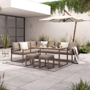 Ambia Garden ZAHRADNÍ JÍDELNÍ SET kov