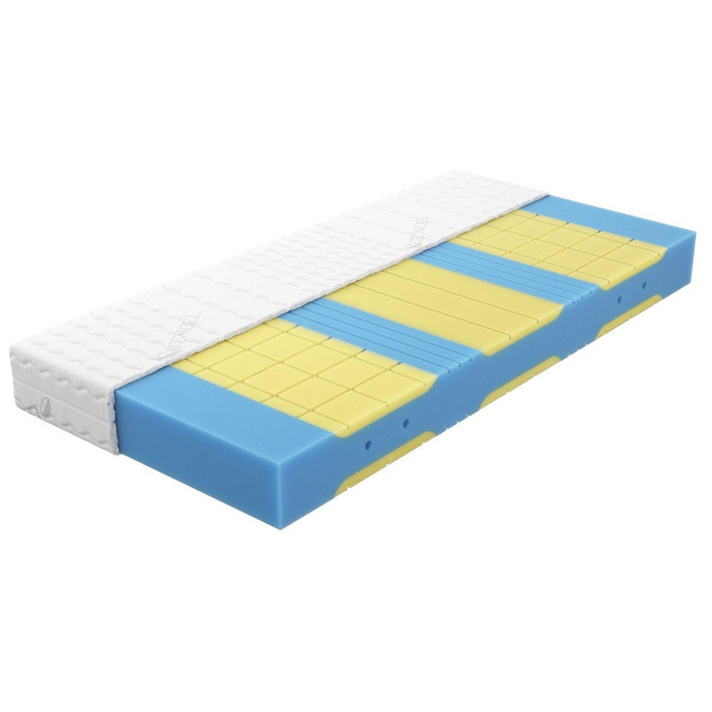 AM Qualitätsmatratzen MATRACE ze studené pěny s viskoelastickými vložkami 140/200 cm V2 - výška 19 cm a potahem Tencel