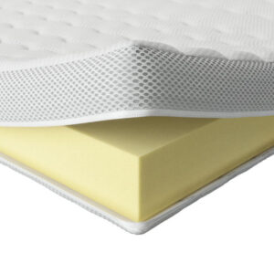 AM Qualitätsmatratzen VISCOTOPPER 80/210 cm - výška 6 cm a potah z tencelu