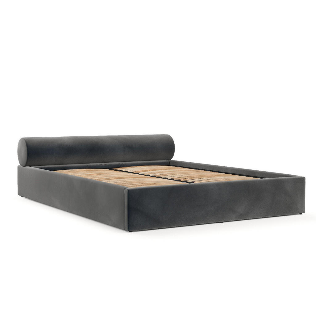 AltaBeds ČALOUNĚNÁ POSTEL SOLVO 180/200 cm Antracitová