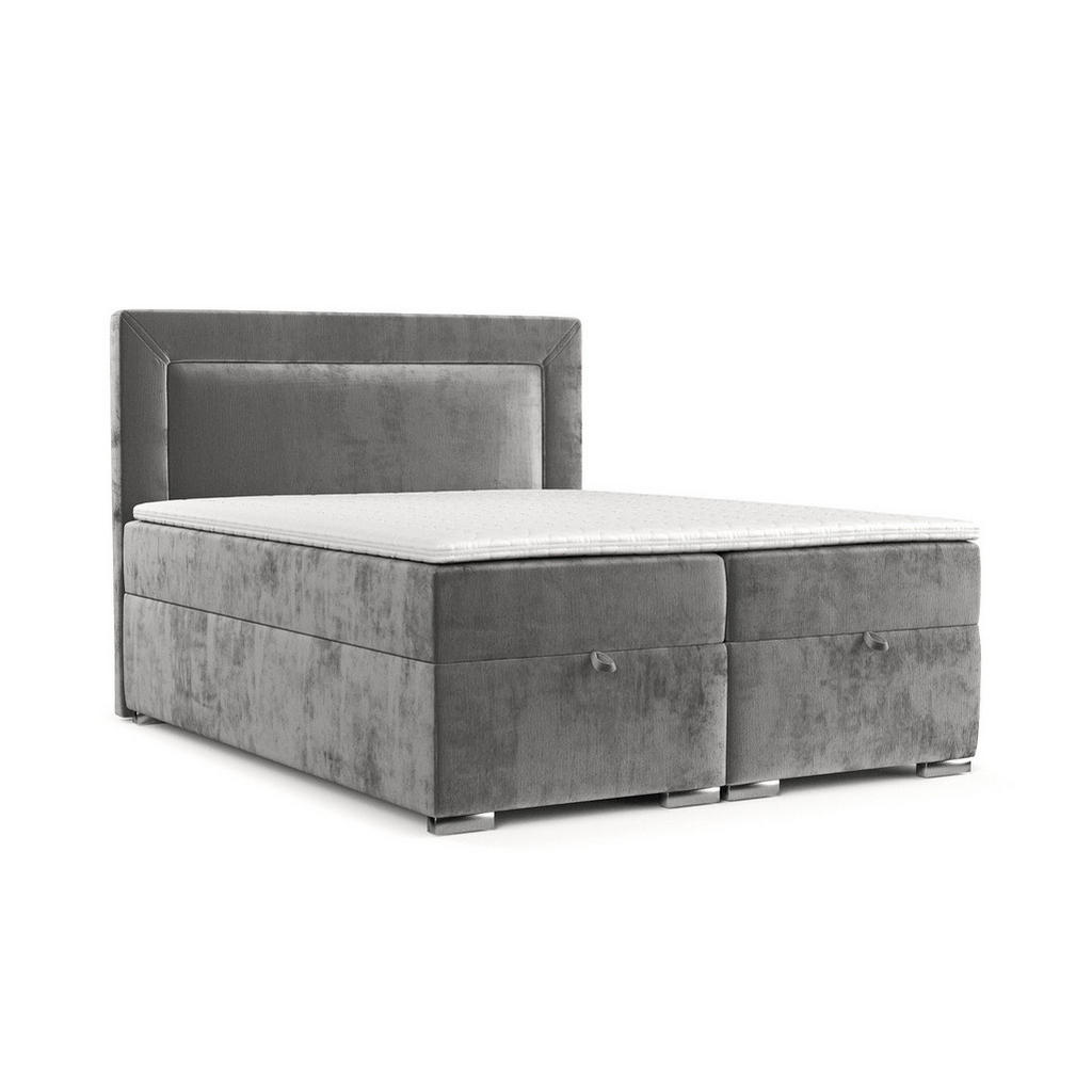 AltaBeds POSTEL BOXSPRING LONTANO 160/200 cm Šedá