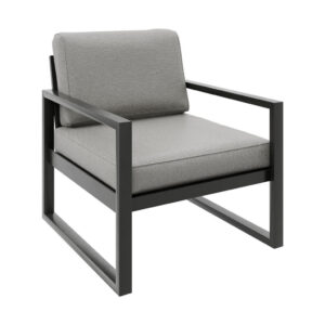 Beautysofa KŘESLO na terasu Stella s kovovým rámem