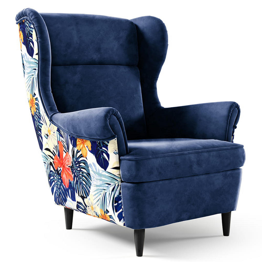 Beautysofa KŘESLO ušák Havana ve skandinávském stylu