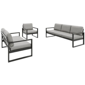 Beautysofa ZAHRADNÍ sada Stella se sedačkami a křeslem