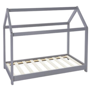 ML-DESIGN DĚTSKÁ POSTÝLKA se stříškou 70x140 cm světle šedá