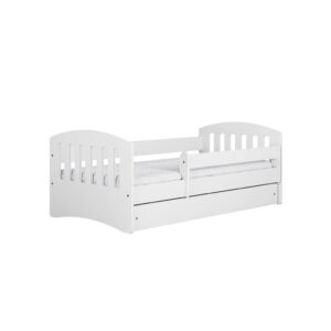 RAUMHIRSCH FURNITURE DĚTSKÁ POSTEL CLASSIC se zásuvkou a matrací bílá 90/65/144