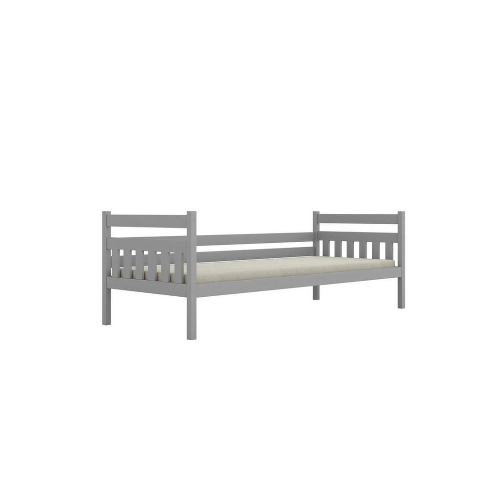 RAUMHIRSCH FURNITURE DĚTSKÁ POSTEL Dawid s matrací 80/160 šedá 80/160