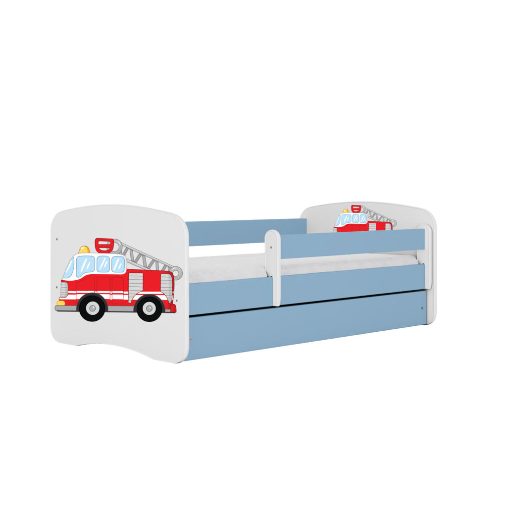 RAUMHIRSCH FURNITURE DĚTSKÁ POSTEL Hasičské auto se zásuvkou 160/80 90/61/164