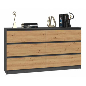 RAUMHIRSCH FURNITURE KOMODA antracitová