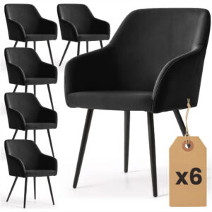 RAUMHIRSCH FURNITURE SADA 6 ČALOUNĚNÝCH ŽIDLÍ
