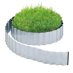 Relaxdays OBRUBA Stříbrná kovová pozinkovaná 1500 cm