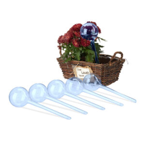 Relaxdays ZAVLAŽOVACÍ-KOULE Modrá 6dílná-sada PVC 28 cm