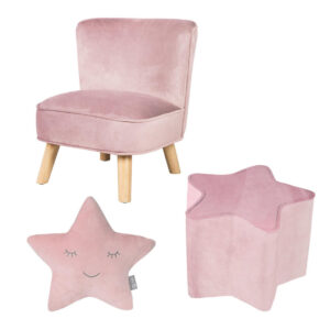 Roba DĚTSKÁ POHOVKA 3dílný set růžová / mauve