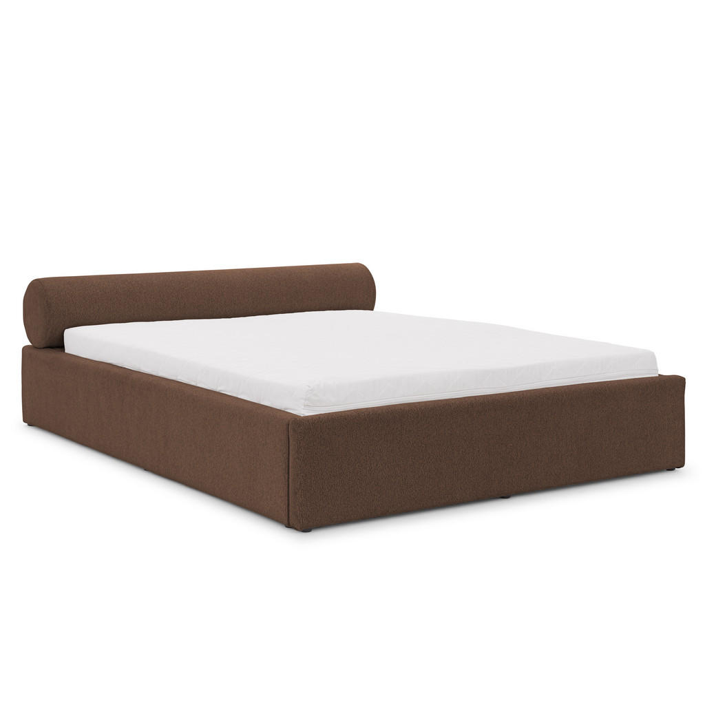S-Style ČALOUNĚNÁ POSTEL 160/200 cm Josy v designovém vzhledu s úložným prostorem a lamelovým roštem