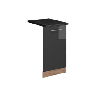 Vicco ČELNÍ PANEL MYČKY Fame-Line Antracitový vysoký lesk 45 cm