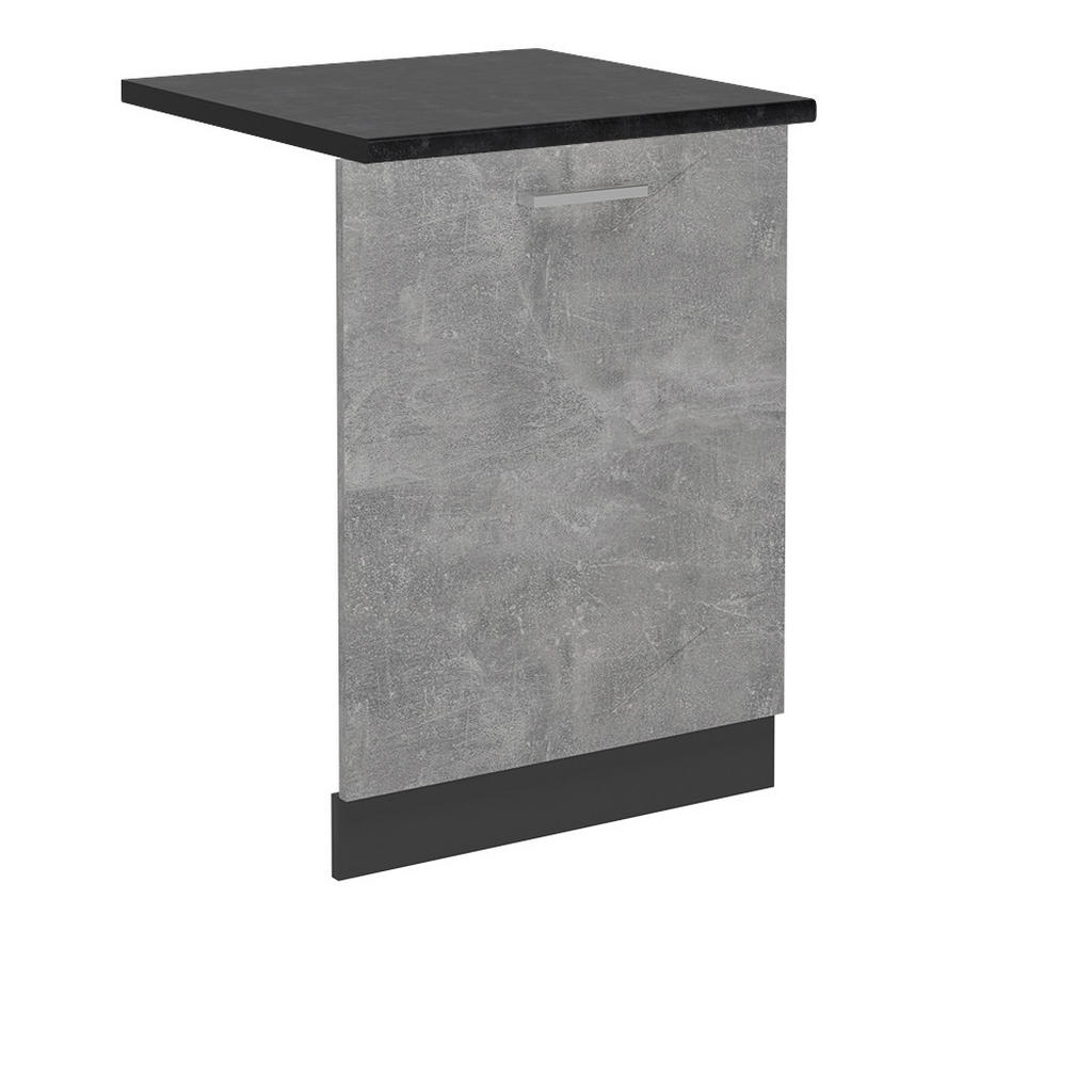 Vicco ČELNÍ PANEL MYČKY R-Line Beton 60 cm s pracovní deskou