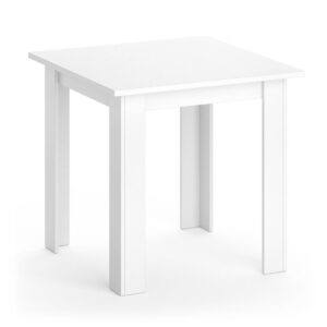 Vicco JÍDELNÍ STŮL Karlos Bílá 80 x 80 cm