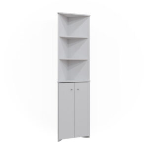 Vicco KOUPELNOVÁ SKŘÍŇKA Fynn Bílá 51.5 x 175 cm Rohová skříň se 2 dveřmi