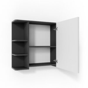 Vicco KOUPELNOVÁ ZRCADLOVÁ SKŘÍŇKA Fynn Antracit 79.6 x 64 cm