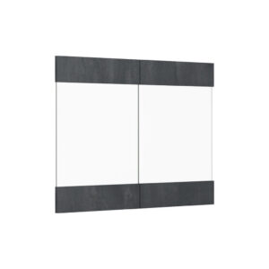 Vicco KUCHYŇSKÁ DVÍŘKA R-Line Černý beton 79.2 x 59 cm nábytková čela pro závěsnou vitrínu