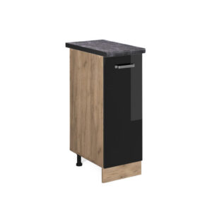 Vicco LÉKÁRNIČKOVÁ SKŘÍŇKA R-Line Černý vysoký lesk 30 cm