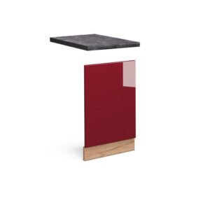 Vicco PŘEDNÍ PANEL Fame-Line Bordó červená vysoký lesk 45 cm