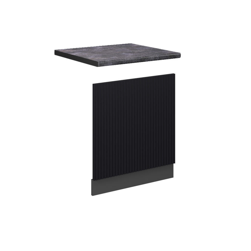 Vicco PŘEDNÍ PANEL Fame-Line Černý pruhovaný 60 cm