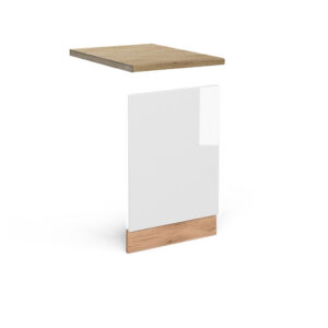 Vicco PŘEDNÍ PANEL R-Line Bílá vysoký lesk 45 cm