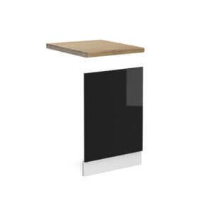 Vicco PŘEDNÍ PANEL R-Line Černý vysoký lesk 45 cm