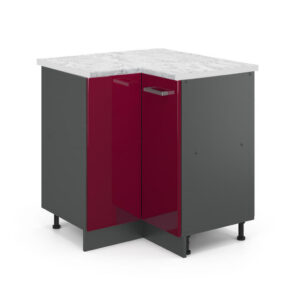 Vicco ROHOVÁ SKŘÍŇKA R-Line Červená vysoký lesk 75.6 cm PD Mramor