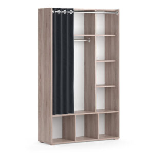 Vicco ŠATNÍ SKŘÍŇ Luigi Sonoma 38 x 178.1 cm se závěsem na oděvy