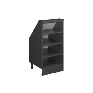 Vicco SKŘÍŇ POD ŠIKMOU STŘECHU Rion Antracit 40 x 81.6 cm se 4 přihrádkami