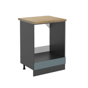 Vicco SKŘÍŇKA NA VESTAVĚNOU TROUBU R-Line Modrošedá 60 cm