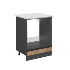 Vicco SKŘÍŇKA NA VESTAVĚNOU TROUBU R-Line Zlatý mocný dub 60 cm PD Mramor