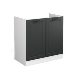 Vicco SKŘÍŇKA POD DŘEZ R-Line Antracitový venkovský dům 80 cm bez pracovní desky