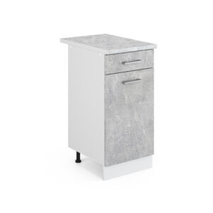 Vicco SPODNÍ SKŘÍŇKA KUCHYŇSKÉ LINKY R-Line Beton 40 cm s pracovní deskou