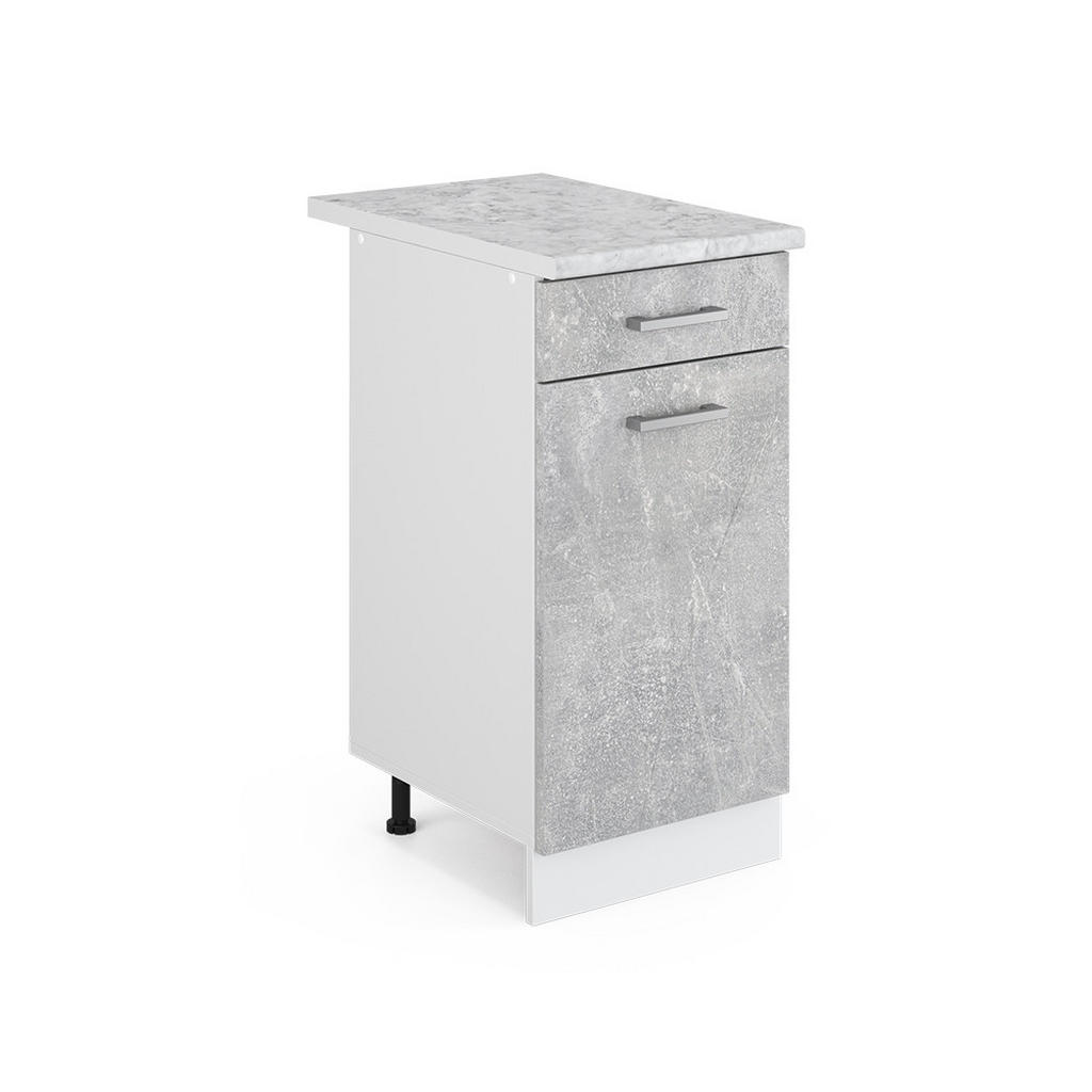 Vicco SPODNÍ SKŘÍŇKA KUCHYŇSKÉ LINKY R-Line Beton 40 cm s pracovní deskou
