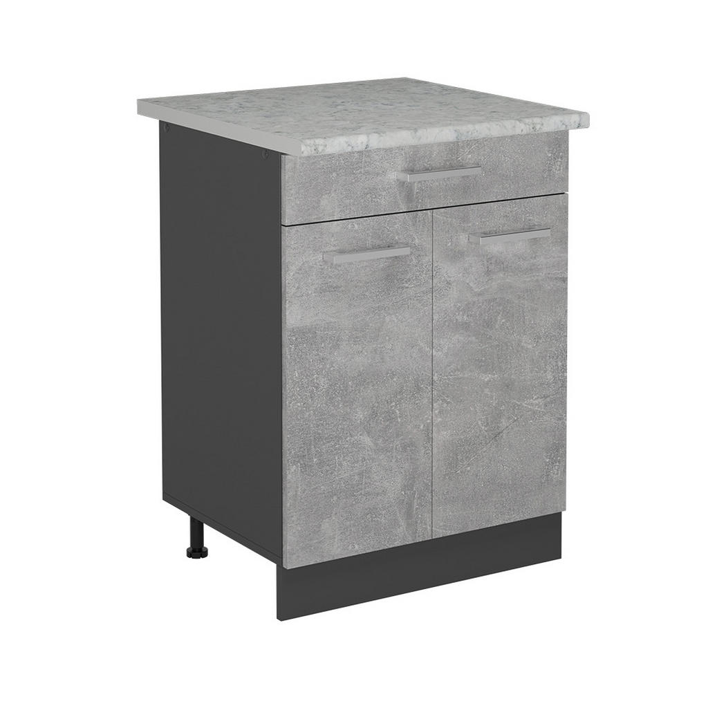 Vicco SPODNÍ SKŘÍŇKA KUCHYŇSKÉ LINKY R-Line Beton 60 cm PD Mramor