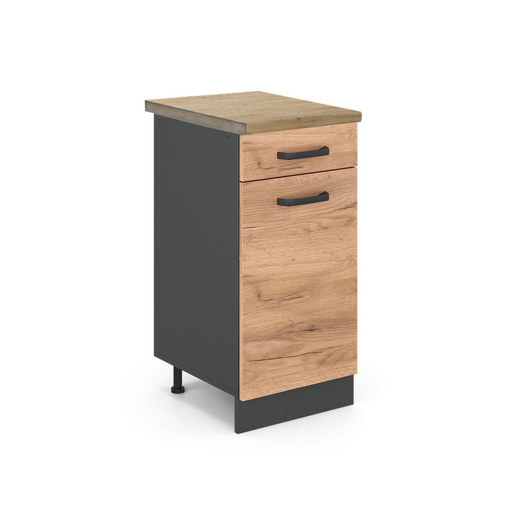 Vicco SPODNÍ SKŘÍŇKA KUCHYŇSKÉ LINKY R-Line Zlatý mocný dub 40 cm