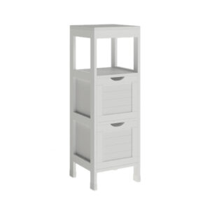Vicco STŘEDNÍ SKŘÍŇKA Vilda Bílá 30 x 89 cm se 2 zásuvkami