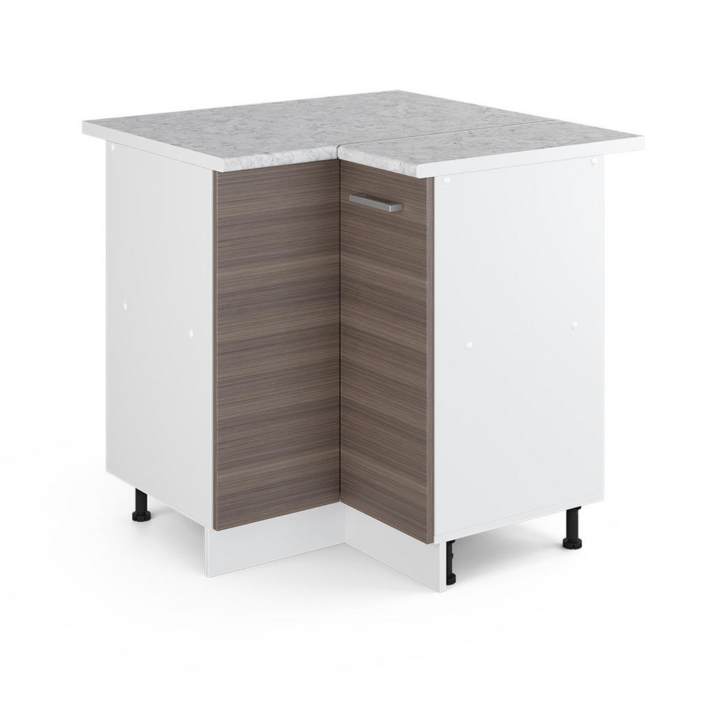Vicco UNIVERZÁLNÍ ROHOVÁ SKŘÍŇ R-Line Šedá 75.6 cm s dvířky