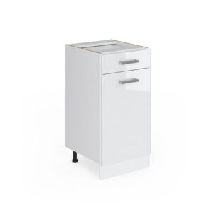 Vicco SPODNÍ SKŘÍŇKA KUCHYŇSKÉ LINKY R-Line Bílá vysoký lesk 40 cm